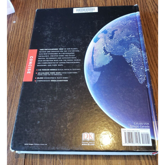 Concise World Atlas (Sixth Edition) by DK Publishing; DK - Picture 2 of 10